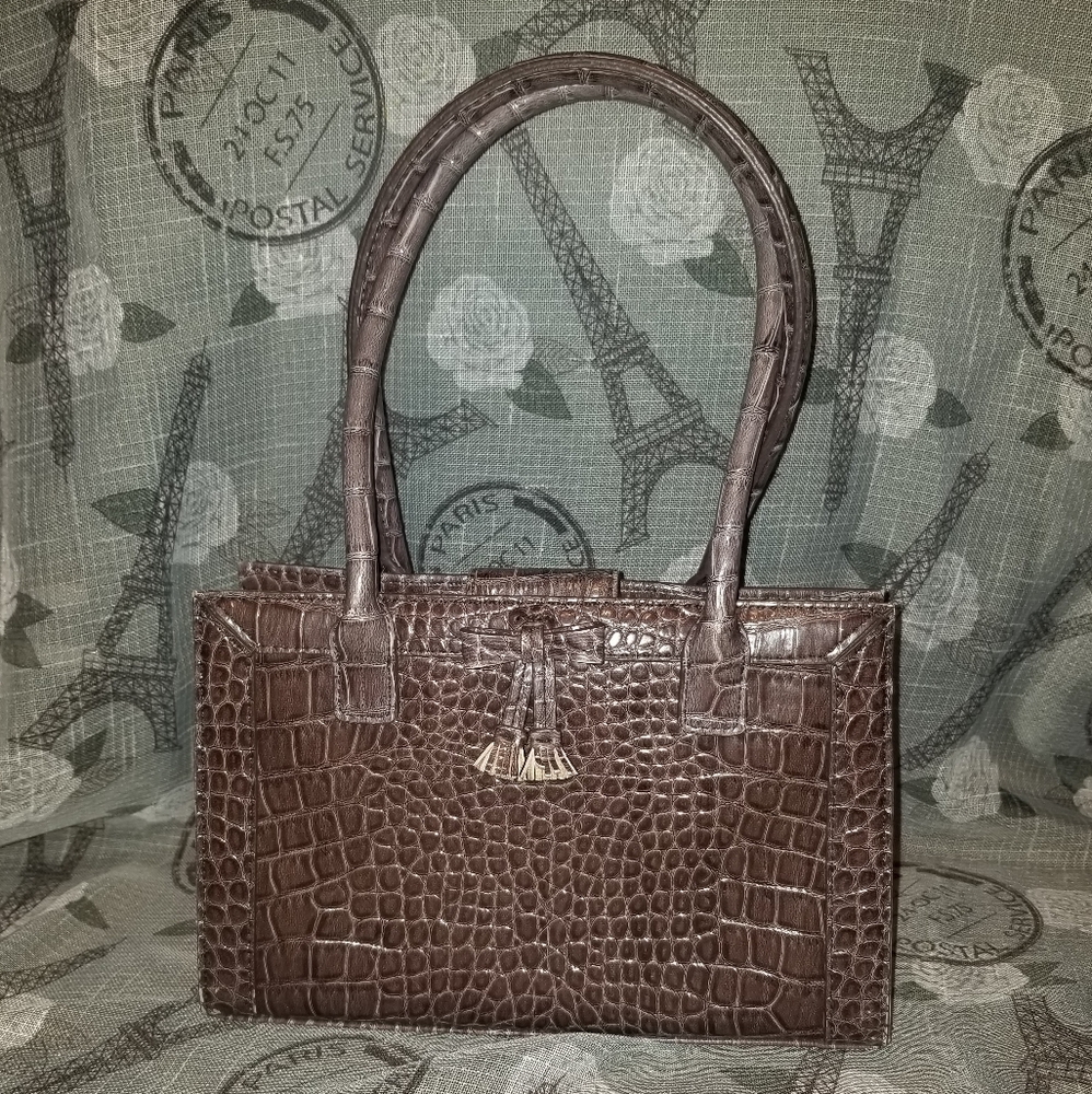 Liz Clairborne Faux Croc handbag